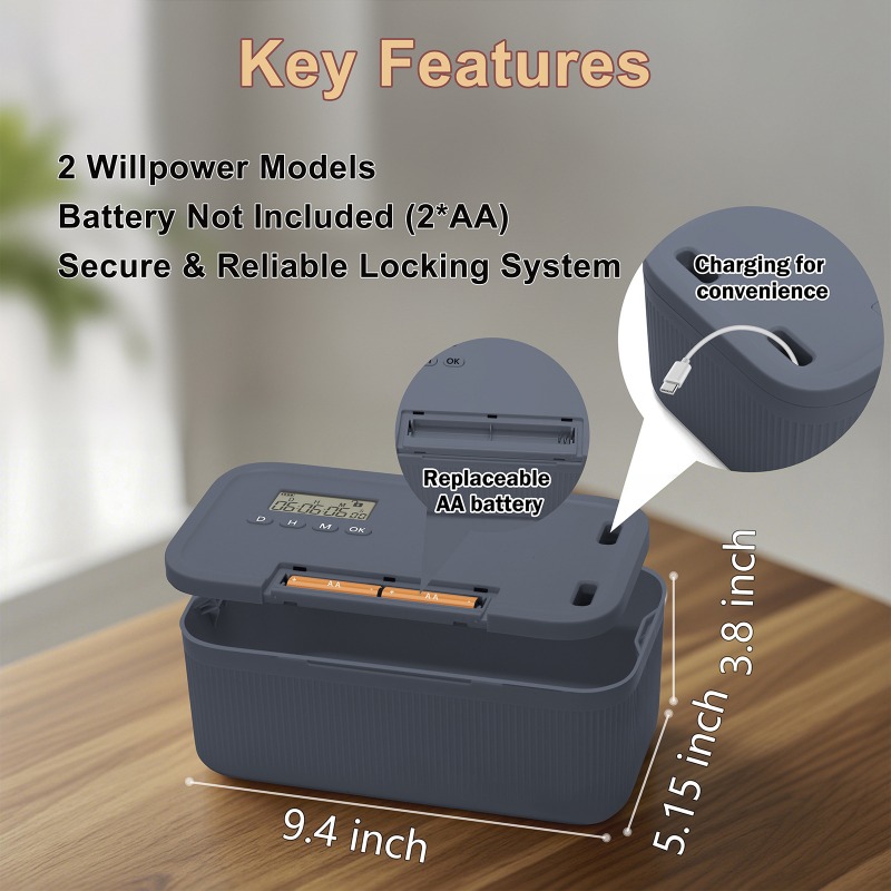 Skrzynka z zamkiem i timerem,  – Medicine Cabinet Lock recenzja i cena