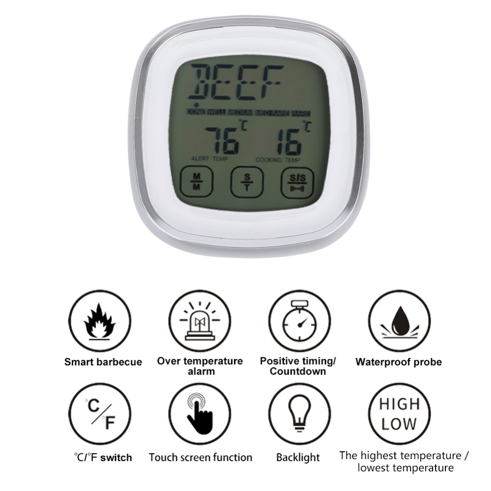 Cyfrowy termometr do mięsa z e – Pool Alarm Float recenzja i cena